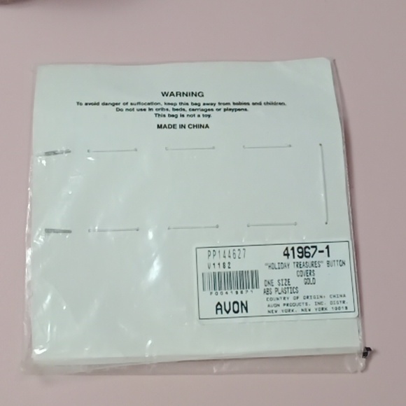 Vintage Diane Von Furstenberg Holiday Treasures Button Covers New Dead stock - Picture 6 of 6